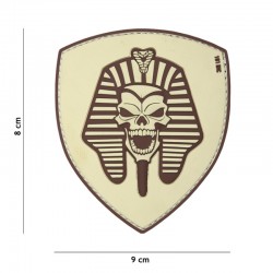 Patch 3D PVC Pharaoh skull sand #19006 35